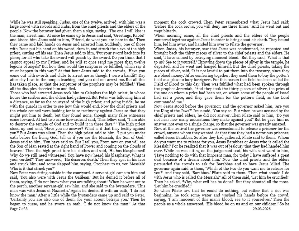 Darlleniadau Sul y Blodau  |  Palm Sunday Readings